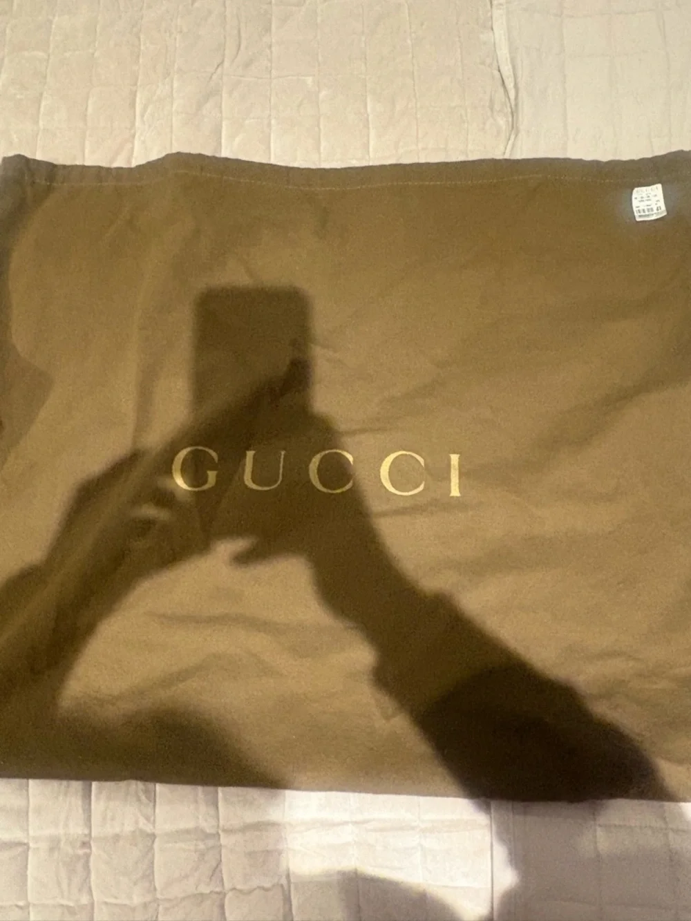 Gucci canvas hobo bag! Never worn.  Have original tag and receipt. - Picture 2 of 14